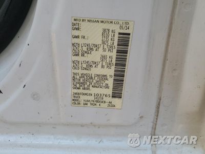Zdjęcie 13 z 15 samochodu: 2014 NISSAN NV 1500 VIN:1N6BF0KM1EN103765 - miniatura