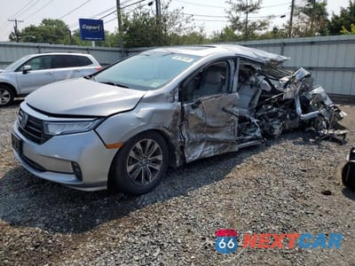 2021 HONDA ODYSSEY EXL 5FNRL6H75MB021856 - główne zdjęcie licytacji z USA - miniatura