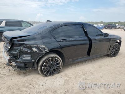 Trzecie zdjęcie samochodu z tyłu: 2022 BMW 750 XI VIN:WBA7U2C08NCJ65713 - miniatura