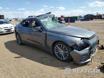 Czwarte zdjęcie samochodu z boku: 2015 INFINITI Q50 BASE VIN:JN1BV7AR1FM392331 - miniatura