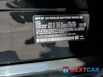 Zdjęcie 13 z 14 samochodu: 2025 BMW X7 XDRIVE40I VIN:5UX23EM08S9W58217 - miniatura