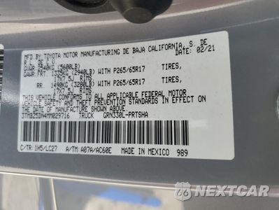 Zdjęcie 13 z 14 samochodu: 2021 TOYOTA TACOMA DOUBLE CAB VIN:3TMBZ5DN4MM029716 - miniatura