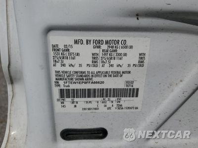 Zdjęcie 13 z 14 samochodu: 2015 FORD F150 SUPERCREW VIN:1FTEW1EP9FFA66620 - miniatura