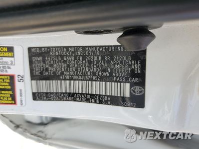 Zdjęcie 12 z 13 samochodu: 2018 TOYOTA CAMRY L VIN:4T1B11HK0JU571852 - miniatura