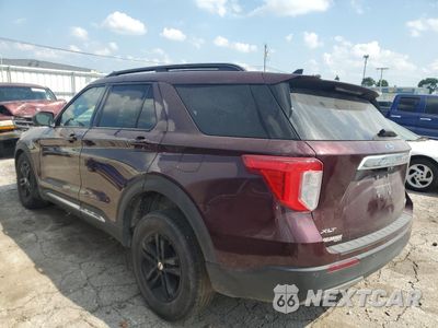 Drugie zdjęcie samochodu z przodu: 2022 FORD EXPLORER XLT VIN:1FMSK8DH9NGA91653 - miniatura