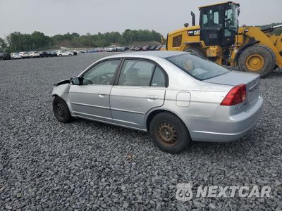Drugie zdjęcie samochodu z przodu: 2002 HONDA CIVIC LX VIN:2HGES16572H526571 - miniatura