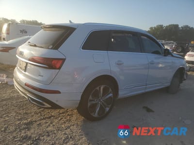 Trzecie zdjęcie samochodu z tyłu: 2022 AUDI Q7 PREMIUM PLUS VIN:WA1LXBF79ND007113 - miniatura