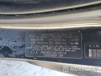 Zdjęcie 12 z 12 samochodu: 2010 HYUNDAI ACCENT BLUE VIN:KMHCM3AC0AU158114 - miniatura