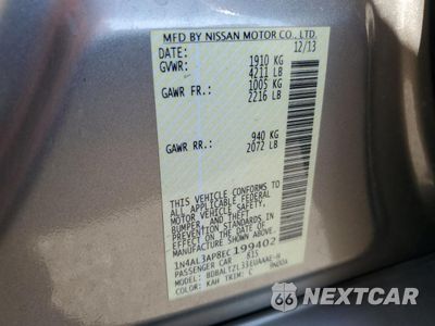 Zdjęcie 12 z 12 samochodu: 2014 NISSAN ALTIMA 2.5 VIN:1N4AL3AP8EC199402 - miniatura