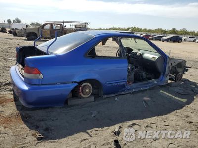 Trzecie zdjęcie samochodu z tyłu: 2000 HONDA CIVIC SI VIN:1HGEM1151YL082410 - miniatura