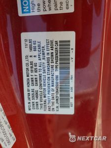 Zdjęcie 12 z 12 samochodu: 2013 HONDA CR-Z EX VIN:JHMZF1D64DS001090 - miniatura