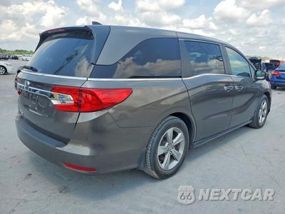 Trzecie zdjęcie samochodu z tyłu: 2020 HONDA ODYSSEY EX VIN:5FNRL6H53LB064203 - miniatura