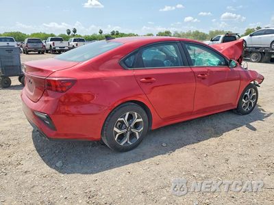Trzecie zdjęcie samochodu z tyłu: 2021 KIA FORTE LXS VIN:3KPF24AD6ME359427 - miniatura