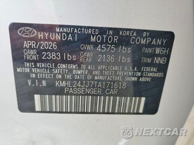 Zdjęcie 12 z 12 samochodu: 2026 HYUNDAI SONATA HYBRID BLUE VIN:KMHL24JJ7TA171618 - miniatura