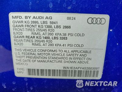 Zdjęcie 14 z 14 samochodu: 2025 AUDI Q5 E PREMIUM PLUS 55 VIN:WA1E2AFY4S2003097 - miniatura