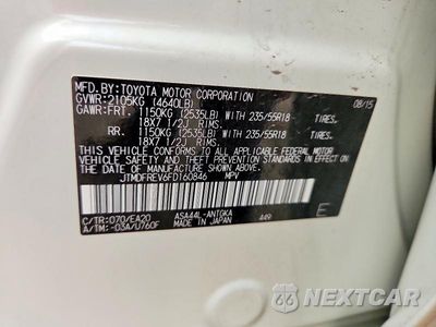 Zdjęcie 12 z 12 samochodu: 2015 TOYOTA RAV4 LIMITED VIN:JTMDFREV6FD160846 - miniatura