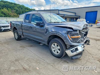 Czwarte zdjęcie samochodu z boku: 2024 FORD F150 XL VIN:1FTEX1LP8RKE11891 - miniatura