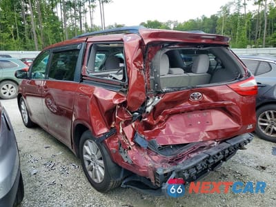 Drugie zdjęcie samochodu z przodu: 2017 TOYOTA SIENNA LE VIN:5TDJZ3DC9HS156286 - miniatura