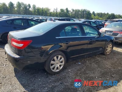 Trzecie zdjęcie samochodu z tyłu: 2008 LINCOLN MKZ VIN:3LNHM26T88R634569 - miniatura