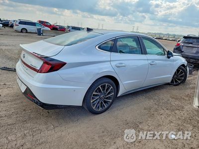 Trzecie zdjęcie samochodu z tyłu: 2022 HYUNDAI SONATA LIMITED VIN:KMHL34J22NA199707 - miniatura
