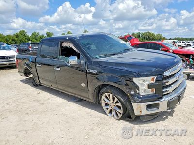 Czwarte zdjęcie samochodu z boku: 2016 FORD F150 SUPERCREW VIN:1FTEW1EF6GFA53641 - miniatura