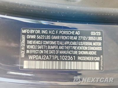 Zdjęcie 12 z 12 samochodu: 2023 PORSCHE PANAMERA BASE VIN:WP0AJ2A71PL102361 - miniatura