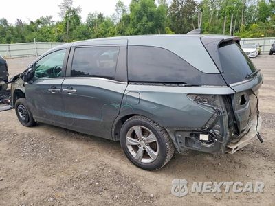 Drugie zdjęcie samochodu z przodu: 2018 HONDA ODYSSEY EX VIN:5FNRL6H56JB068808 - miniatura