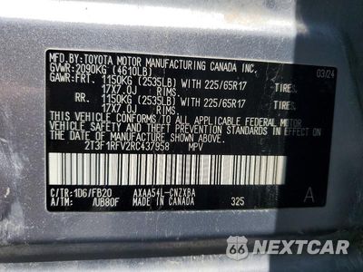 Zdjęcie 14 z 14 samochodu: 2024 TOYOTA RAV4 LE VIN:2T3F1RFV2RC437958 - miniatura