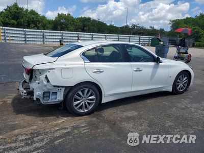 Trzecie zdjęcie samochodu z tyłu: 2015 INFINITI Q50 PREMIUM VIN:JN1BV7AP3FM339810 - miniatura