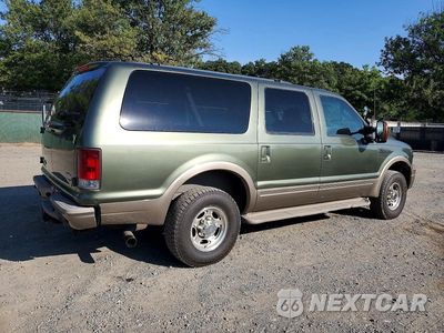 Trzecie zdjęcie samochodu z tyłu: 2005 FORD EXCURSION EDDIE BAUER VIN:1FMSU45P95EB92468 - miniatura