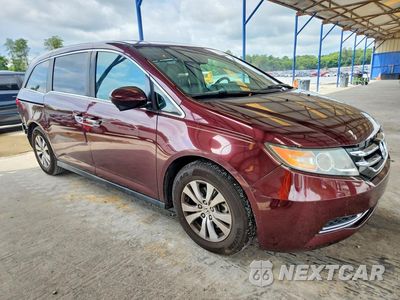 Czwarte zdjęcie samochodu z boku: 2015 HONDA ODYSSEY EXL VIN:5FNRL5H68FB069906 - miniatura