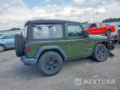 Trzecie zdjęcie samochodu z tyłu: 2021 JEEP WRANGLER SPORT VIN:1C4GJXAGXMW557081 - miniatura
