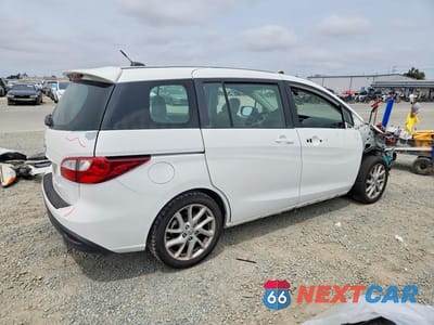 Trzecie zdjęcie samochodu z tyłu: 2012 MAZDA 5 VIN:JM1CW2DL5C0113412 - miniatura