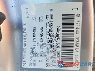 Zdjęcie 12 z 12 samochodu: 2018 TOYOTA TACOMA SR5 V6 VIN:5TFAZ5CN3JX058613 - miniatura