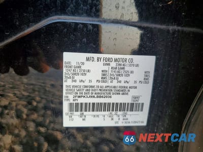 Zdjęcie 12 z 12 samochodu: 2020 FORD EDGE SEL VIN:2FMPK3J99LBB62036 - miniatura