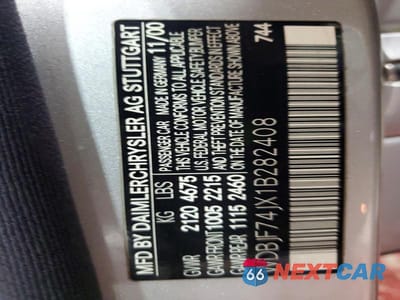 Zdjęcie 12 z 12 samochodu: 2001 MERCEDES-BENZ E 55 AMG VIN:WDBJF74JX1B282408 - miniatura