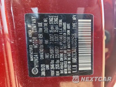 Zdjęcie 13 z 13 samochodu: 2020 HYUNDAI TUCSON VALUE VIN:KM8J3CA4XLU232516 - miniatura