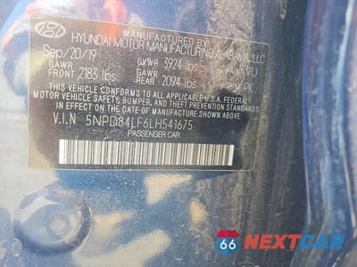 Zdjęcie 12 z 12 samochodu: 2020 HYUNDAI ELANTRA SEL VIN:5NPD84LF6LH541675 - miniatura