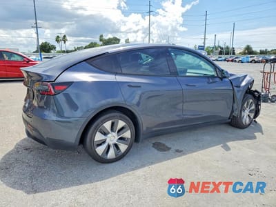 Trzecie zdjęcie samochodu z tyłu: 2020 TESLA MODEL Y VIN:5YJYGDEE4LF006268 - miniatura