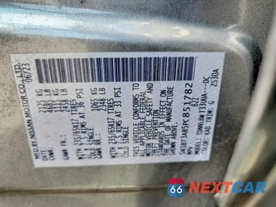 Zdjęcie 13 z 13 samochodu: 2023 NISSAN ROGUE S VIN:5N1BT3AB5PC851782 - miniatura