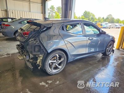 Trzecie zdjęcie samochodu z tyłu: 2019 HYUNDAI VELOSTER 2.0L VIN:KMHTG6AF2KU017338 - miniatura