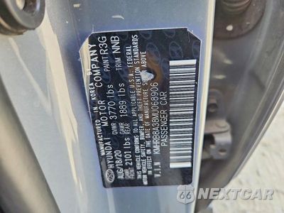 Zdjęcie 12 z 12 samochodu: 2021 HYUNDAI VENUE SE VIN:KMHRB8A38MU068906 - miniatura