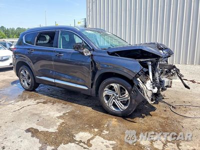 Czwarte zdjęcie samochodu z boku: 2021 HYUNDAI SANTA FE SEL VIN:5NMS24AJ5MH341305 - miniatura