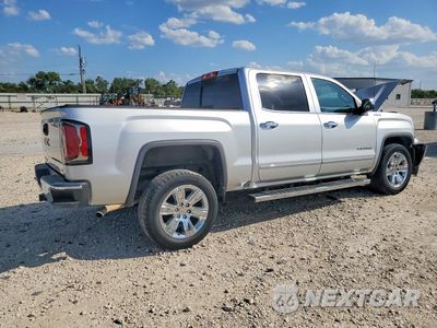 Trzecie zdjęcie samochodu z tyłu: 2018 GMC SIERRA K1500 SLT VIN:3GTU2NEC3JG623685 - miniatura
