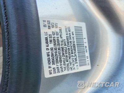 Zdjęcie 13 z 13 samochodu: 2010 HONDA ODYSSEY EXL VIN:5FNRL3H7XAB080816 - miniatura