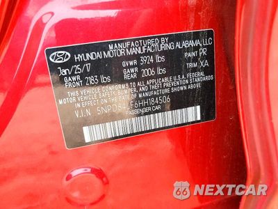 Zdjęcie 13 z 13 samochodu: 2017 HYUNDAI ELANTRA SE VIN:5NPD84LF6HH184506 - miniatura