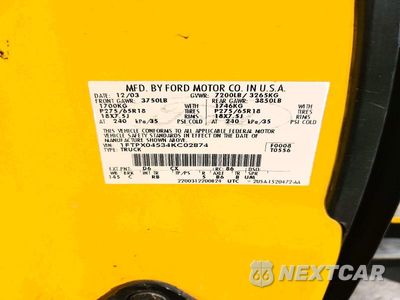 Zdjęcie 12 z 12 samochodu: 2004 FORD F150 VIN:1FTPX04534KC02874 - miniatura
