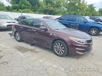 Czwarte zdjęcie samochodu z boku: 2017 KIA OPTIMA EX VIN:5XXGU4L38HG178507 - miniatura