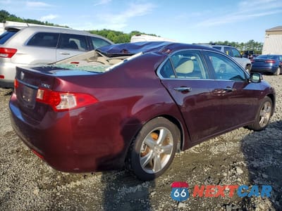 Trzecie zdjęcie samochodu z tyłu: 2011 ACURA TSX VIN:JH4CU2F69BC013533 - miniatura
