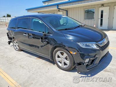 Czwarte zdjęcie samochodu z boku: 2019 HONDA ODYSSEY EXL VIN:5FNRL6H72KB003425 - miniatura